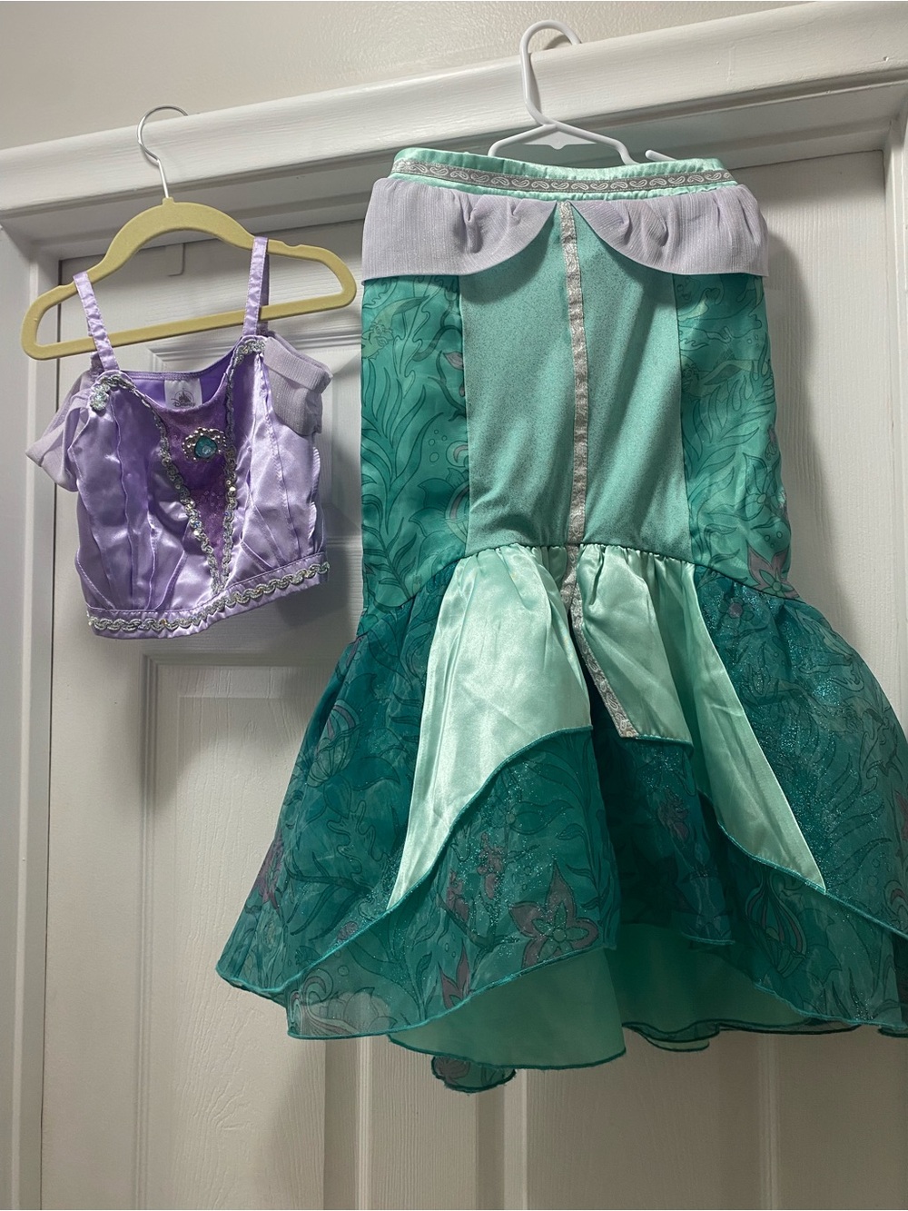 Disney Girls Mermaid Costume in Teal and Lavender